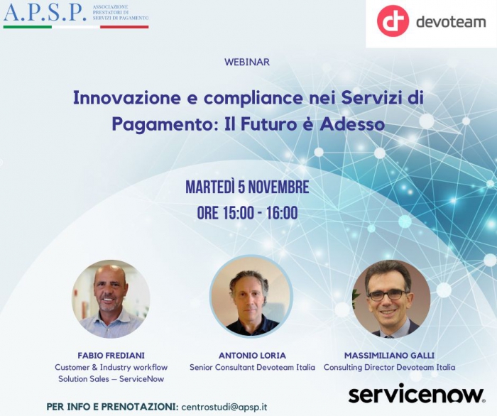 Foto Innovazione e compliance nei Servizi di Pagamento: Il Futuro è Adesso Foto Innovazione e compliance nei Servizi di Pagamento: Il Futuro è Adesso