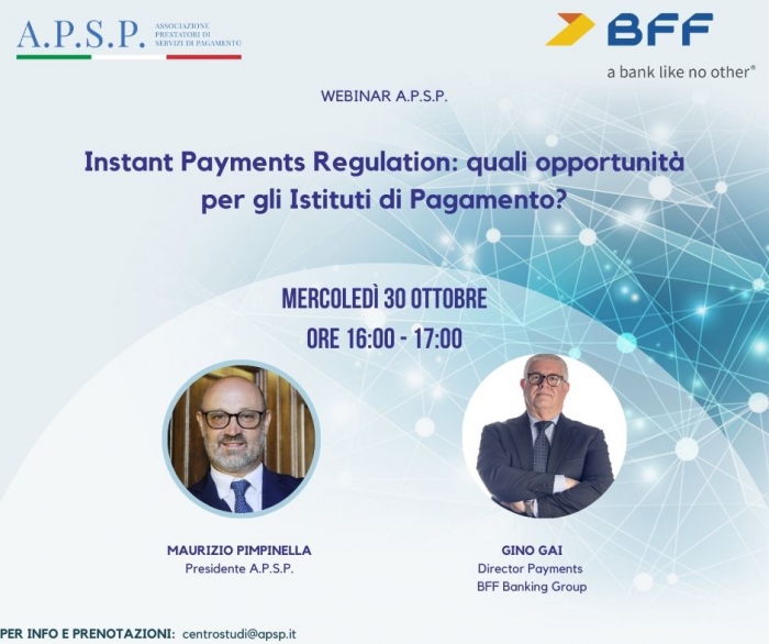 Foto Instant Payments Regulation: quali opportunità per gli Istituti di Pagamento? Foto Instant Payments Regulation: quali opportunità per gli Istituti di Pagamento?